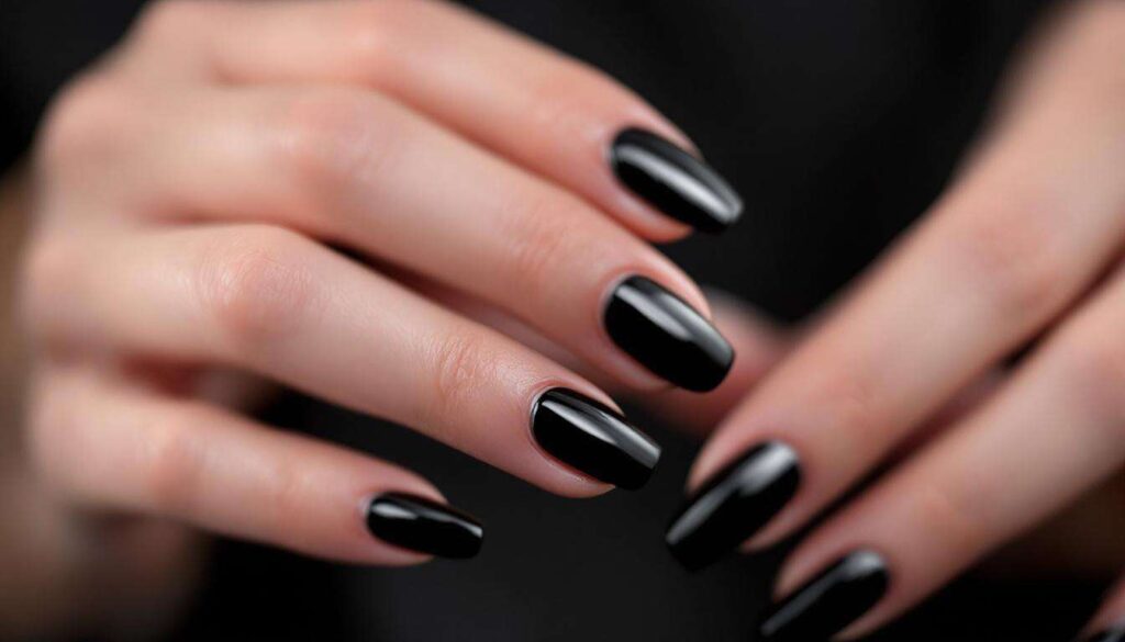 Statt French Nails: Mit dem „Onyx“-Nagellack wird die Maniküre noch edler