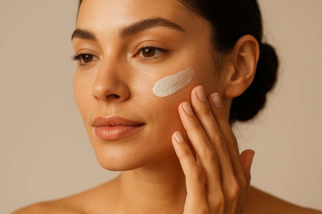 Statt schwerem Make-up: Diese 3-in-1-Creme macht schöne & glatte Haut