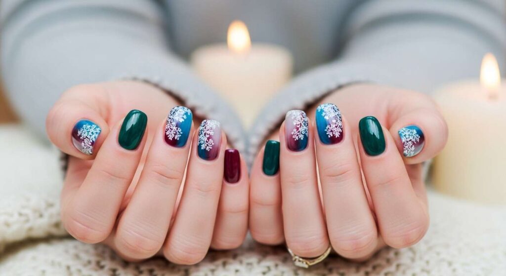 Strumpfhosen-Nägel sind im Winter 2026 eleganter Nagellack-Trend